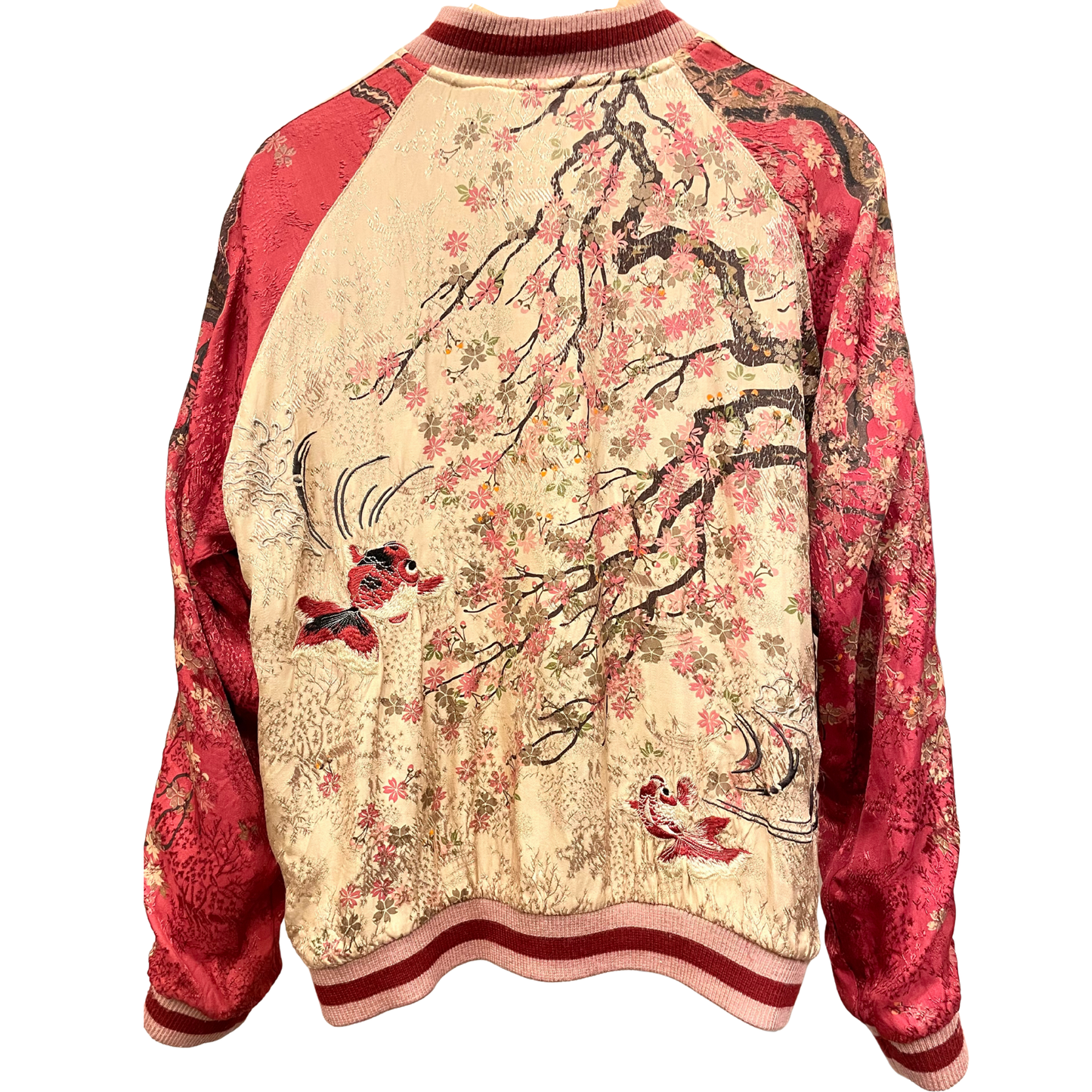 Vintage / Sakura & poisson rouge