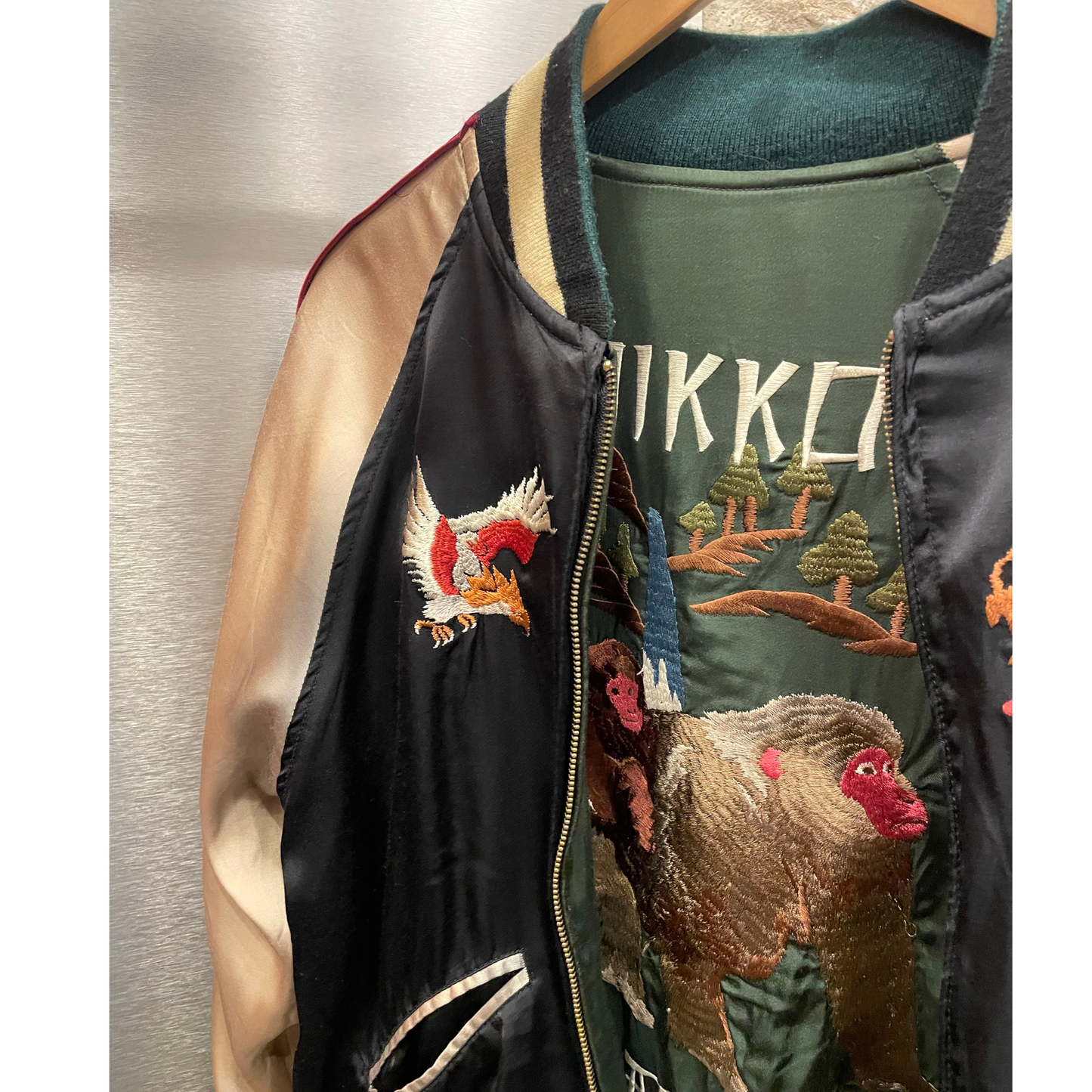 Vintage / Monkey in Nikko et Map Japan - dragon ascendant