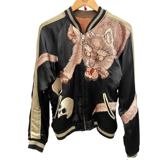 Vintage / Nekomata-yōkai, Crâne,&nbsp;Lanternes en papier Yumibari, 福 fuku, 寿 kotobuki