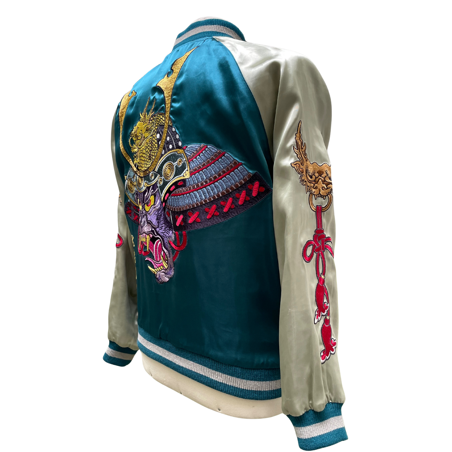 OMIYAGÉ Jacket - Sukajan Original ‘’ Le départ du Samuraï ‘’ ‘’ Departure of the Samurai’’