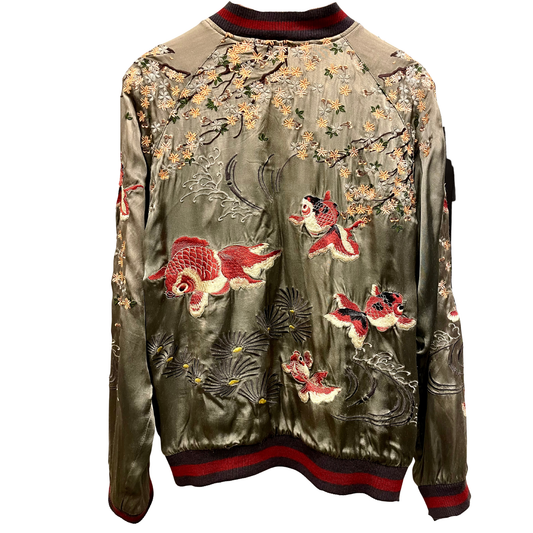 Vintage / Sakura & poisson rouge