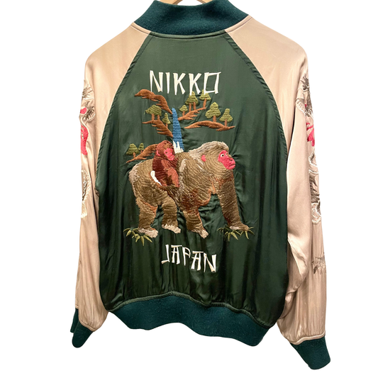 Vintage / Monkey in Nikko et Map Japan - dragon ascendant