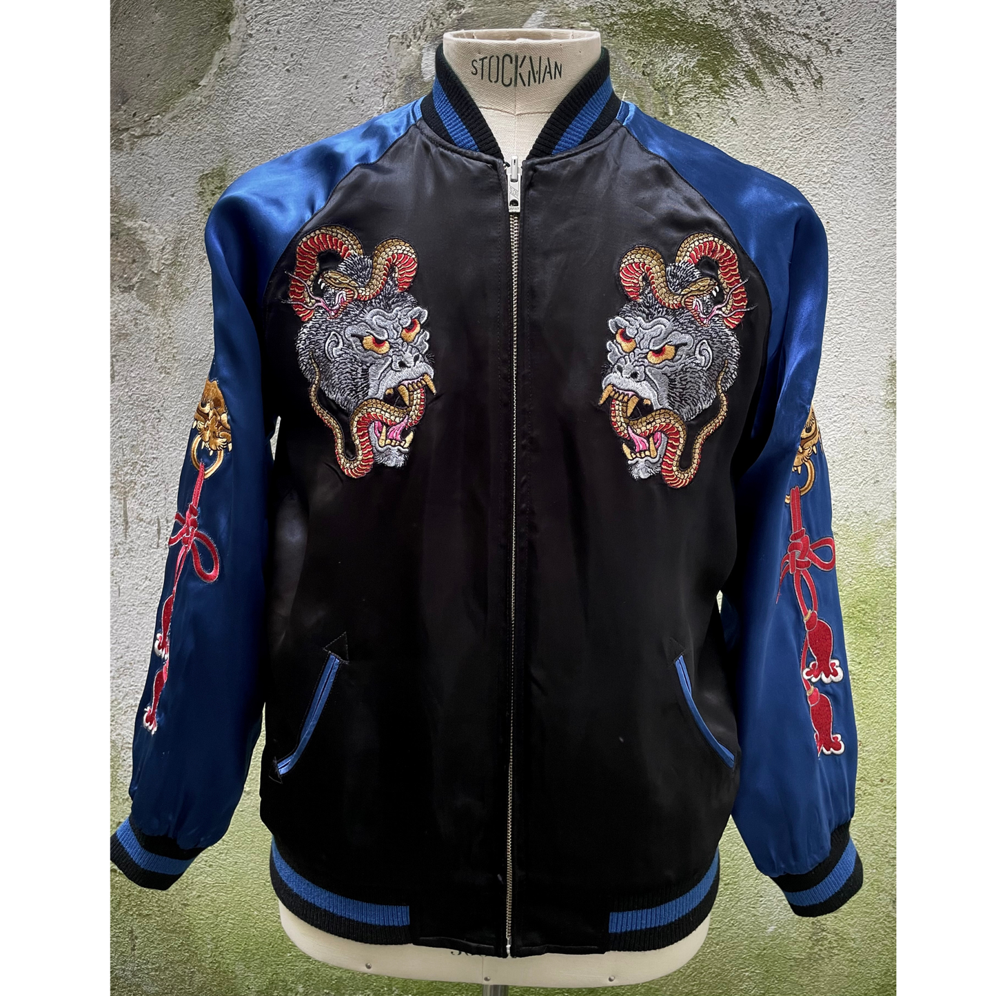 OMIYAGÉ Jacket  -   Sukajan Original ‘’ Samuraï de la nuit’’   ‘’ Samurai of the Night’’