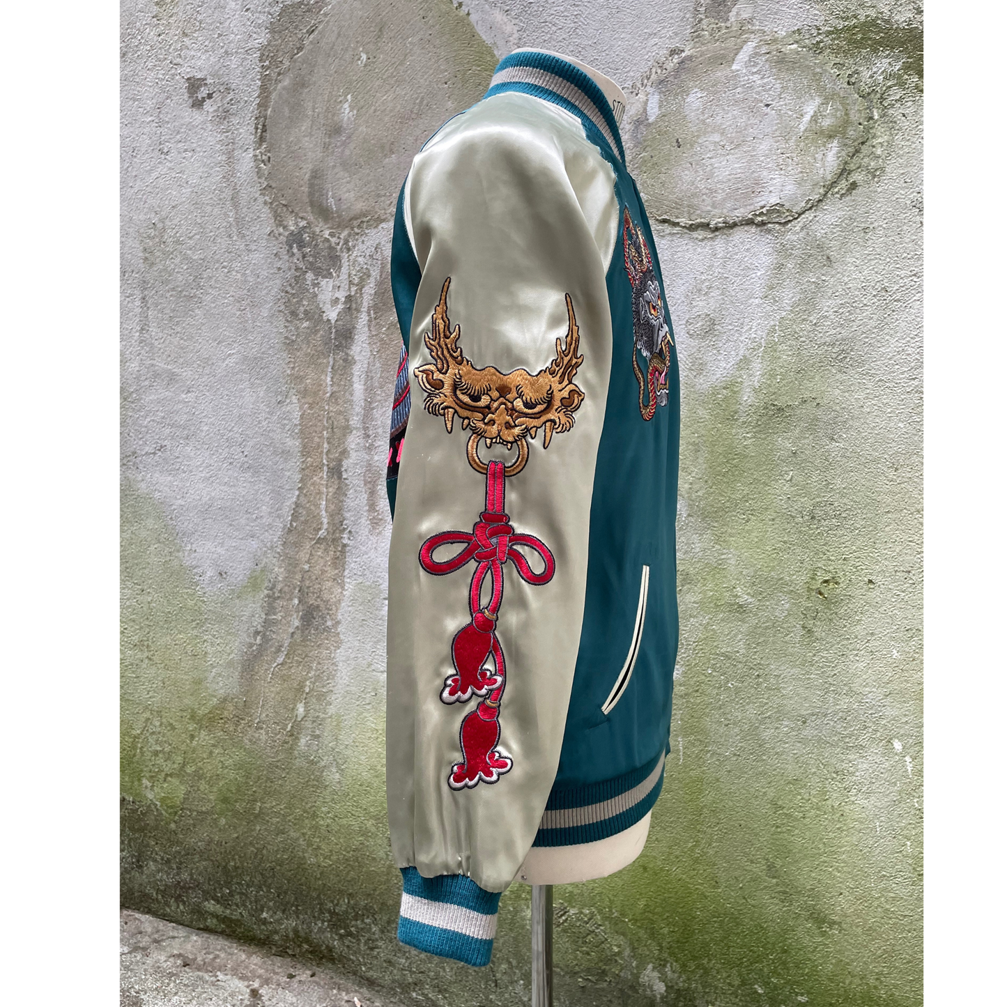 OMIYAGÉ Jacket - Sukajan Original ‘’ Le départ du Samuraï ‘’ ‘’ Departure of the Samurai’’