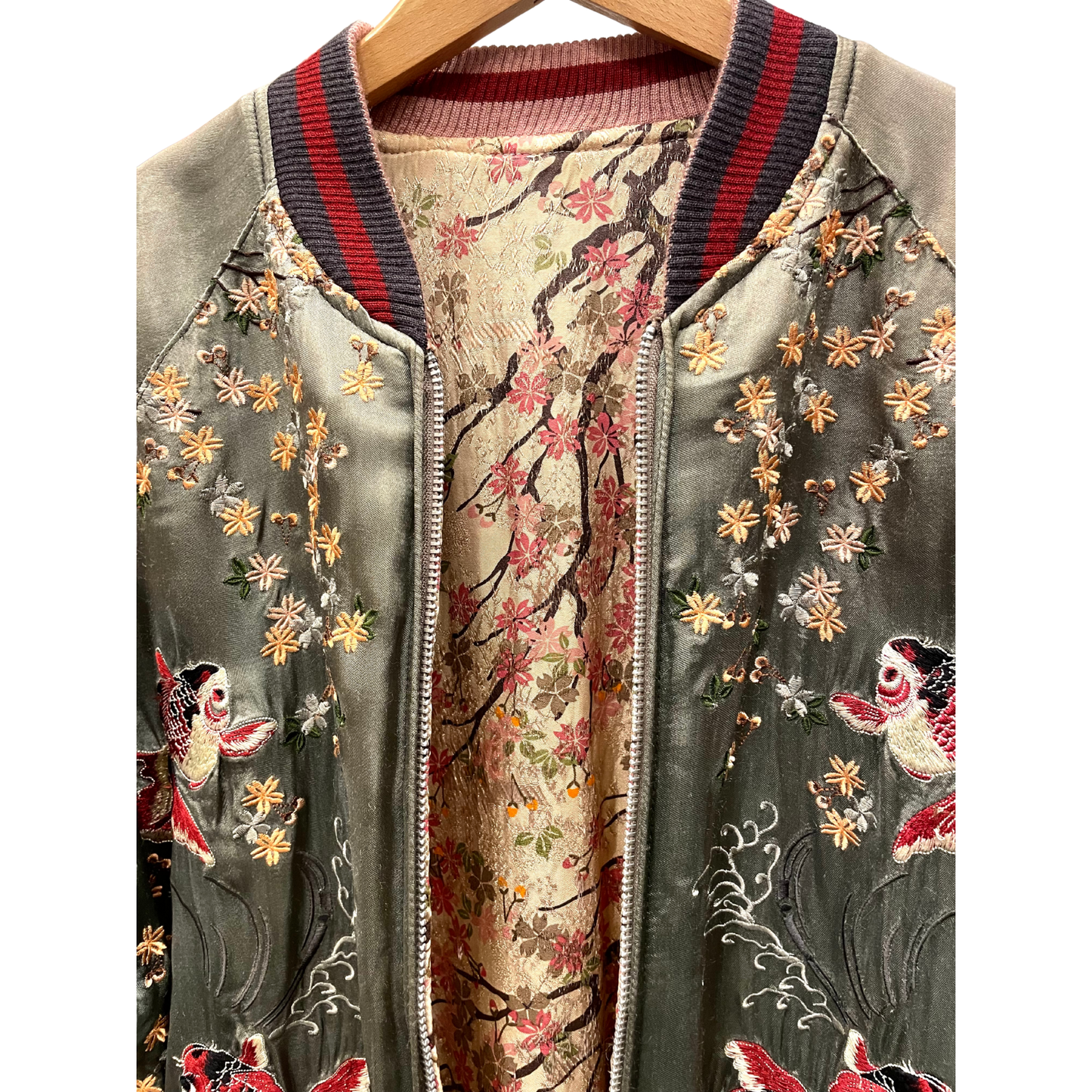 Vintage / Sakura & poisson rouge