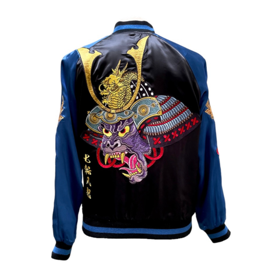OMIYAGÉ Jacket  -   Sukajan Original ‘’ Samuraï de la nuit’’   ‘’ Samurai of the Night’’